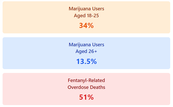 Drug Use By Age California